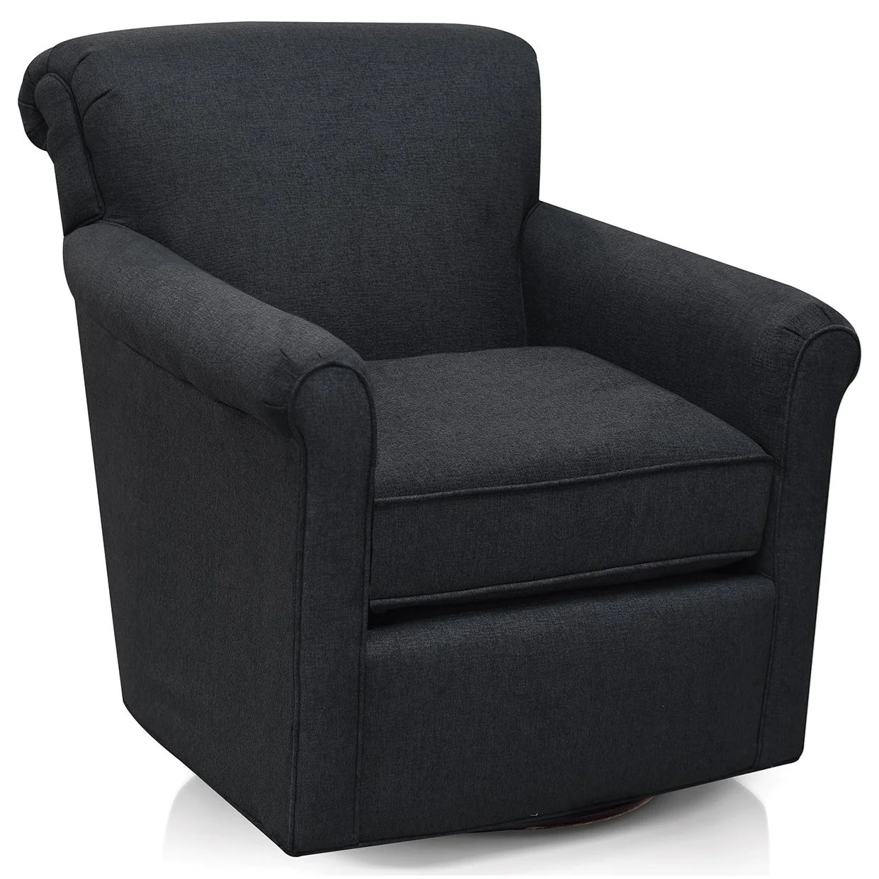 England Jackson 3C00 Swivel Chair with Transitional Style Reeds